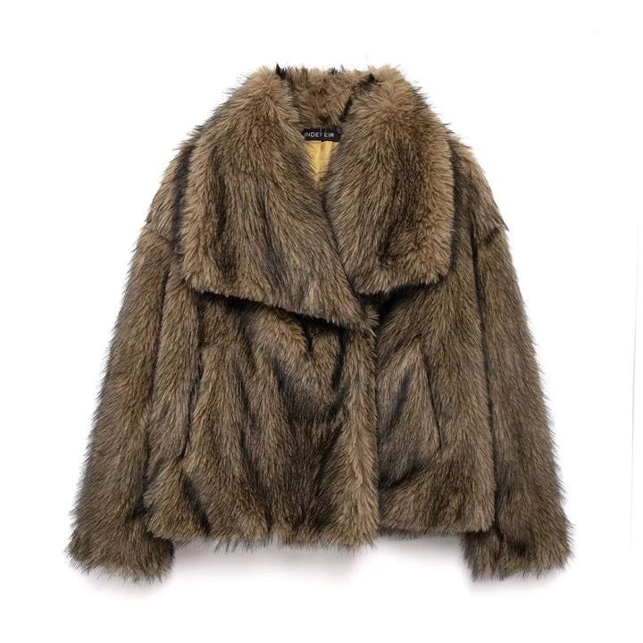 Mune | Women's Coat Winter Long Faux Fur Coat