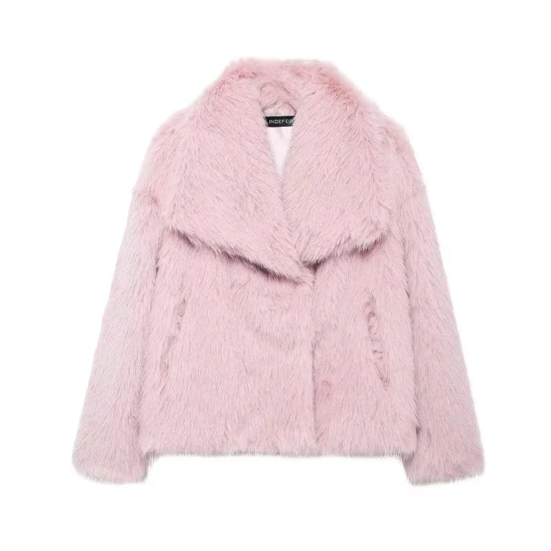 Mune | Women's Coat Winter Long Faux Fur Coat