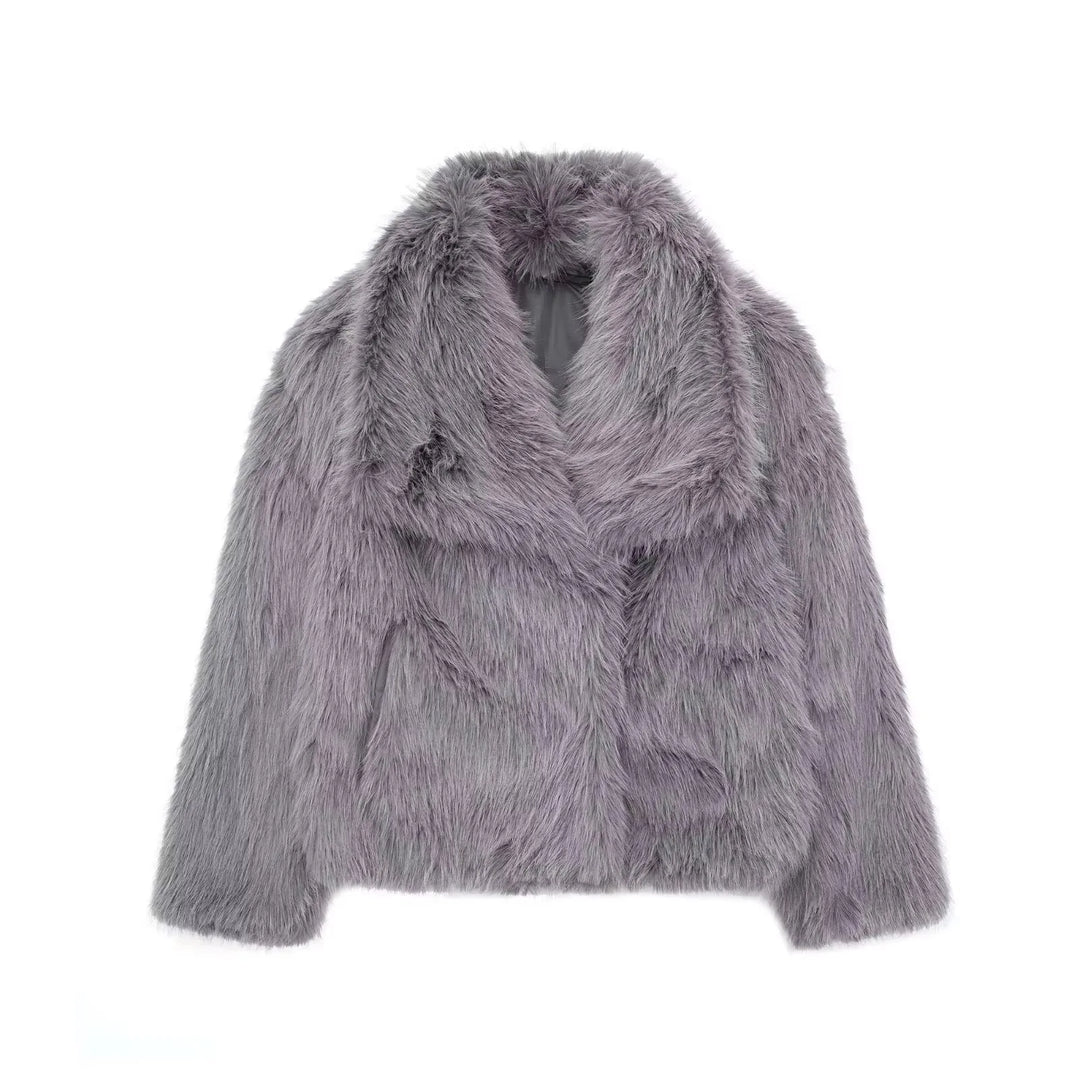 Mune | Women's Coat Winter Long Faux Fur Coat