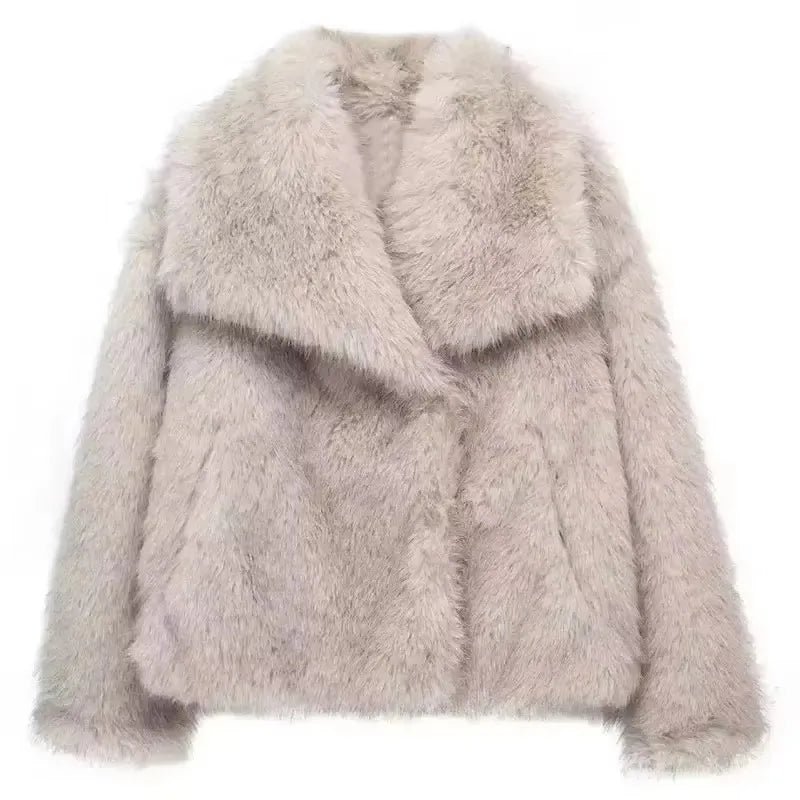 Mune | Women's Coat Winter Long Faux Fur Coat