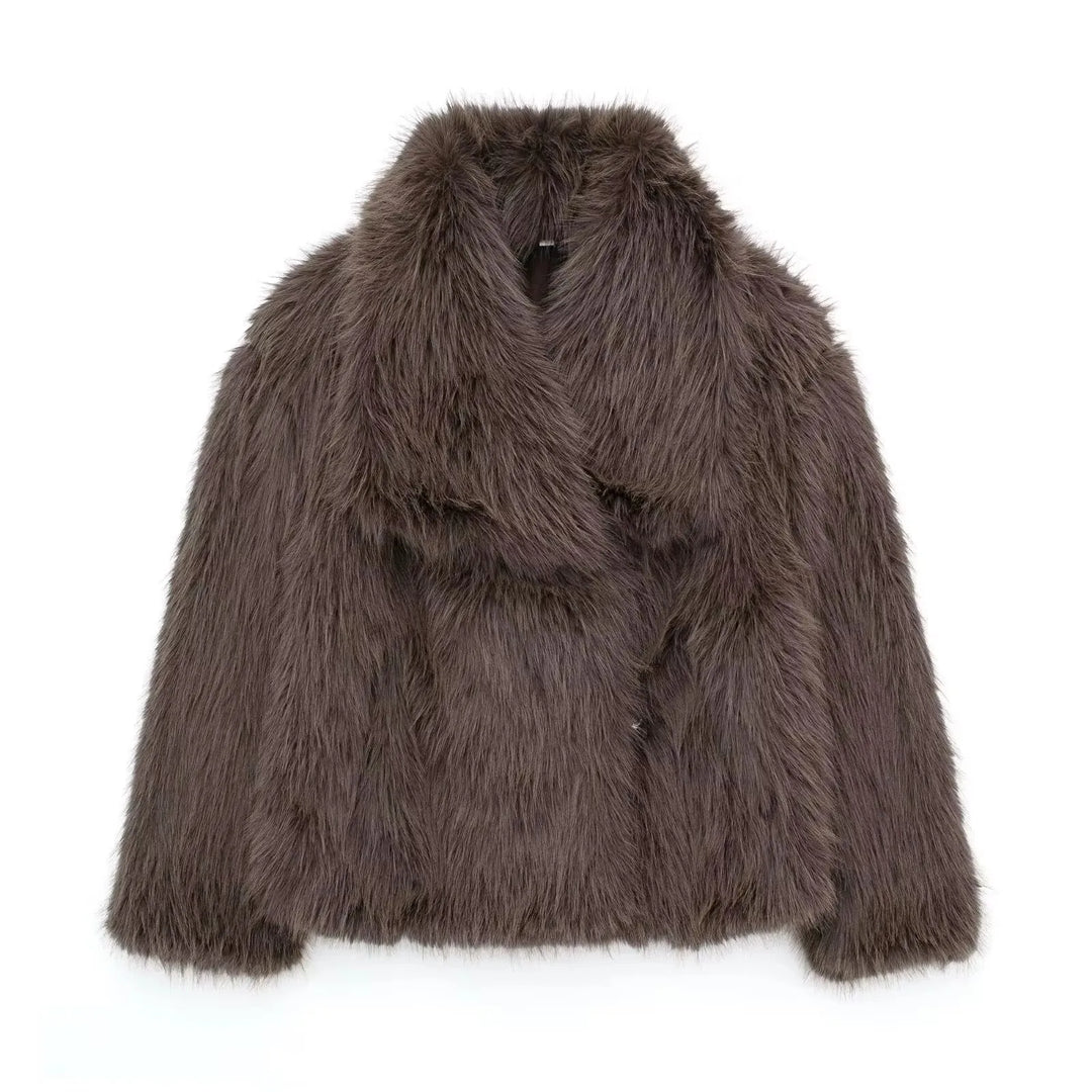 Mune | Women's Coat Winter Long Faux Fur Coat