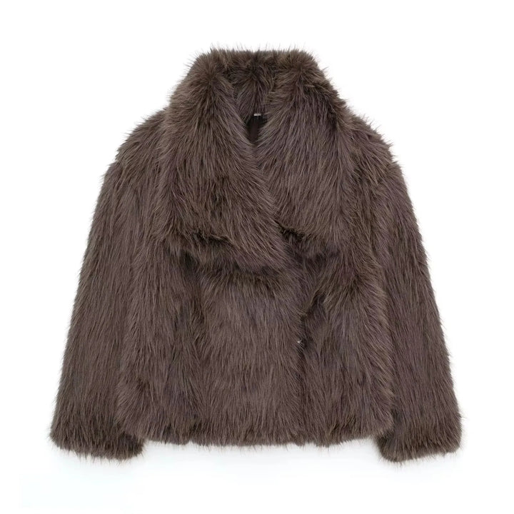Mune | Women's Coat Winter Long Faux Fur Coat