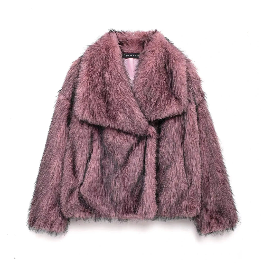 Mune | Women's Coat Winter Long Faux Fur Coat