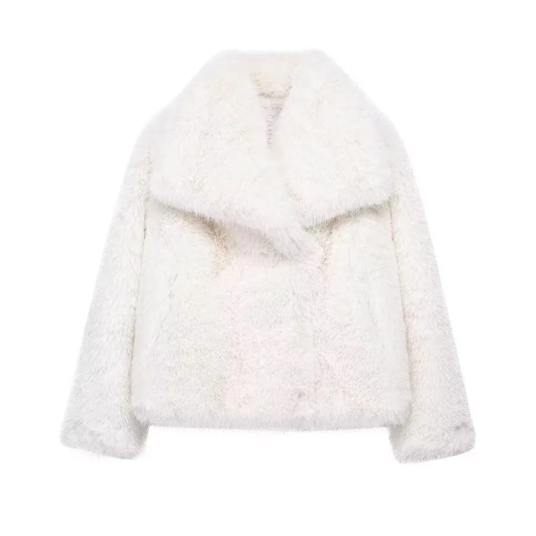 Mune | Women's Coat Winter Long Faux Fur Coat