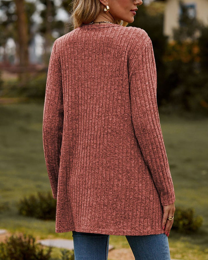 Mune | Women's Long Knitted Cardigan with Buttons