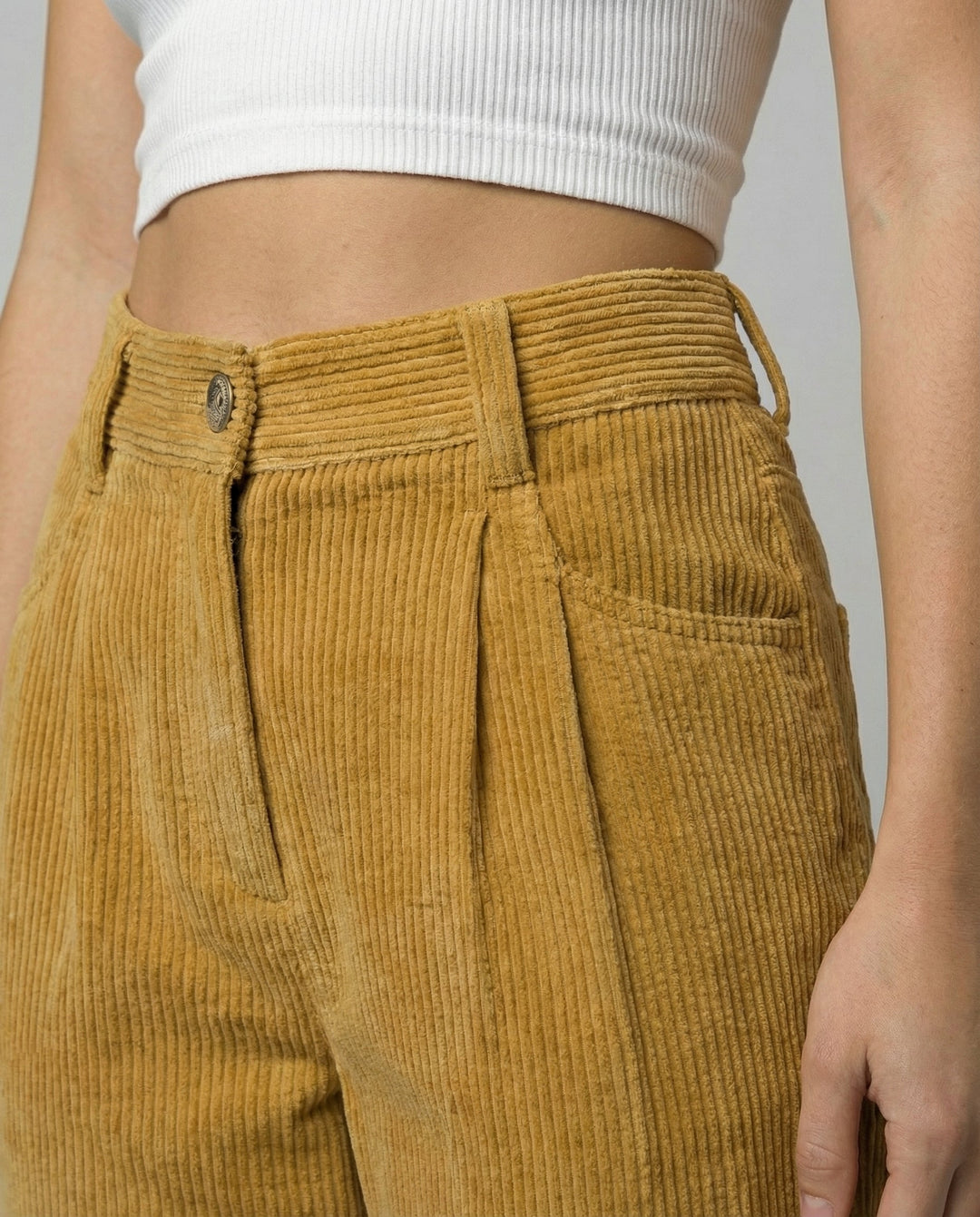 Casual Comfort Cord Pants Women | Mune Fashion