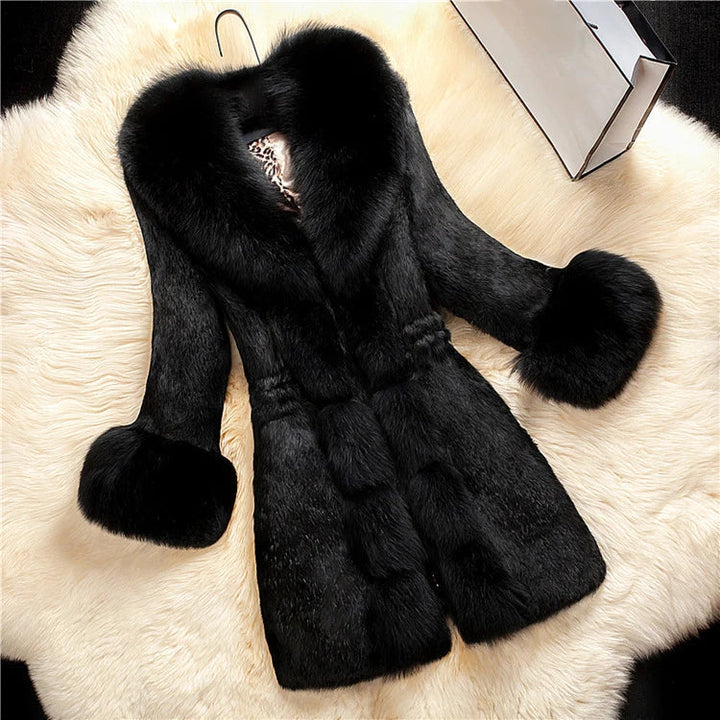 Mune | Winter Long with Contrast Collar for Women Ideal for The Cold Season