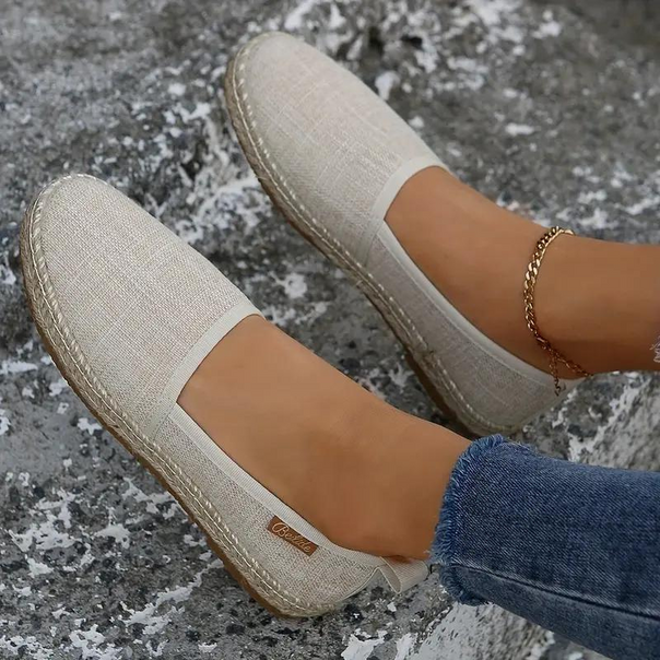 Mune Fashion Women's Espadrilles Slip-On Canvas Flat Summer