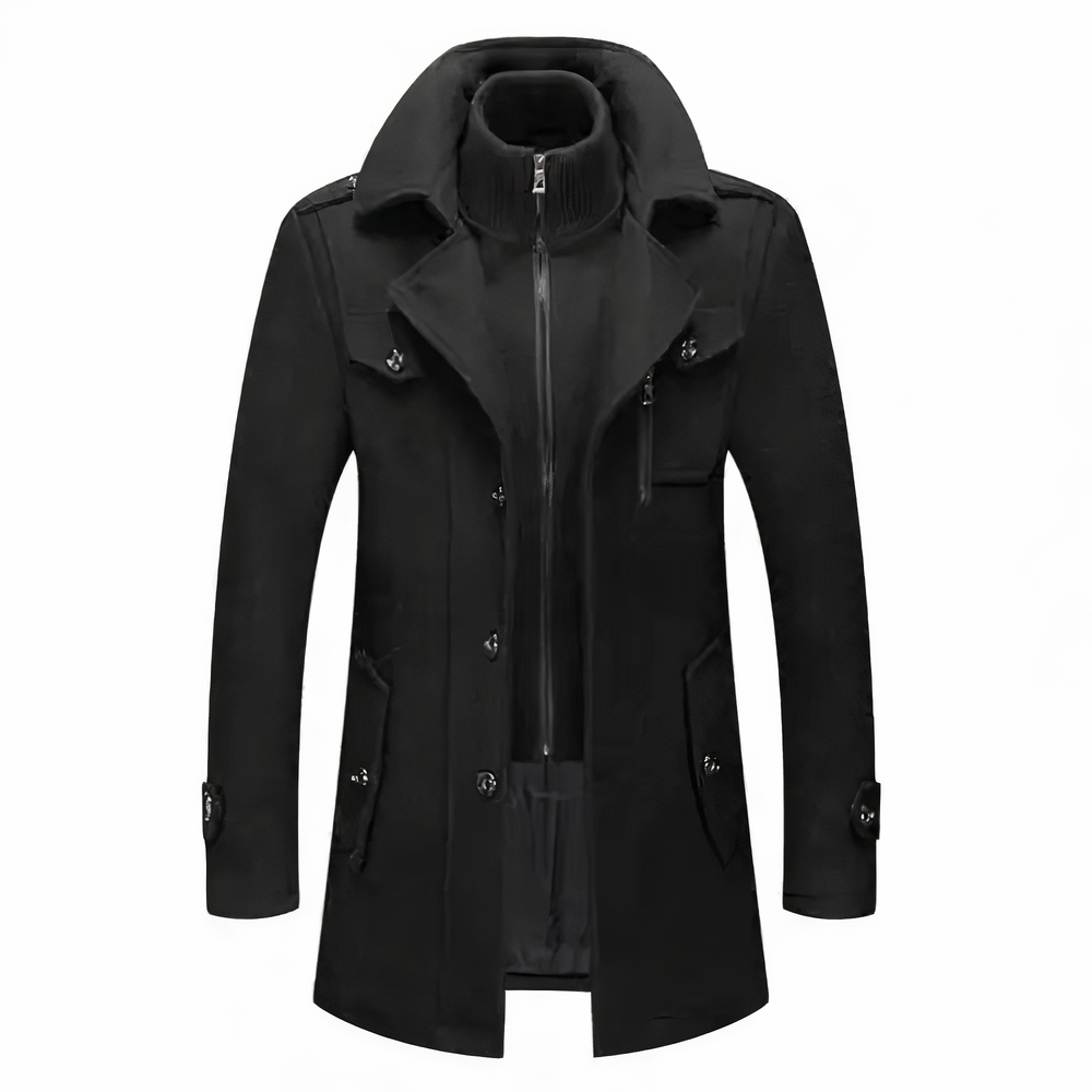 Mune | Double Collar Jacket with Urban Elegance
