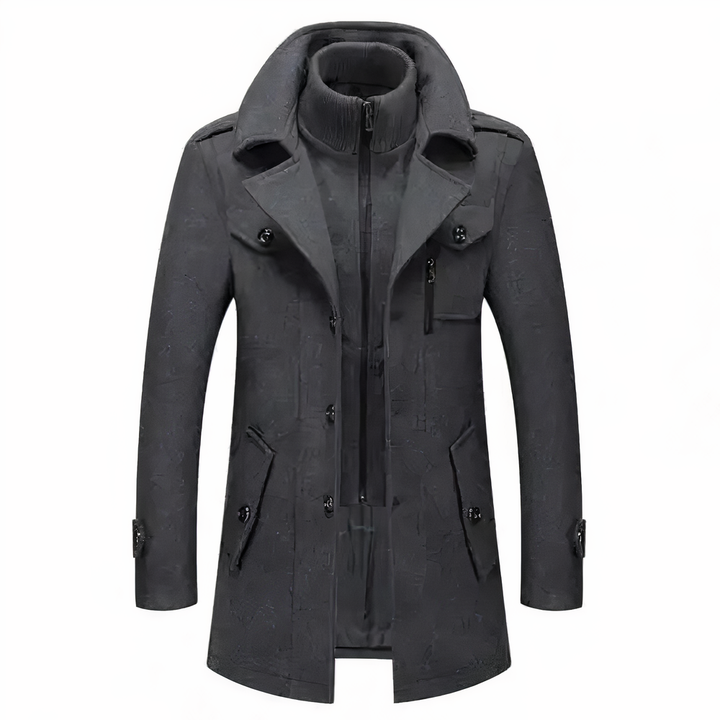 Mune | Double Collar Jacket with Urban Elegance