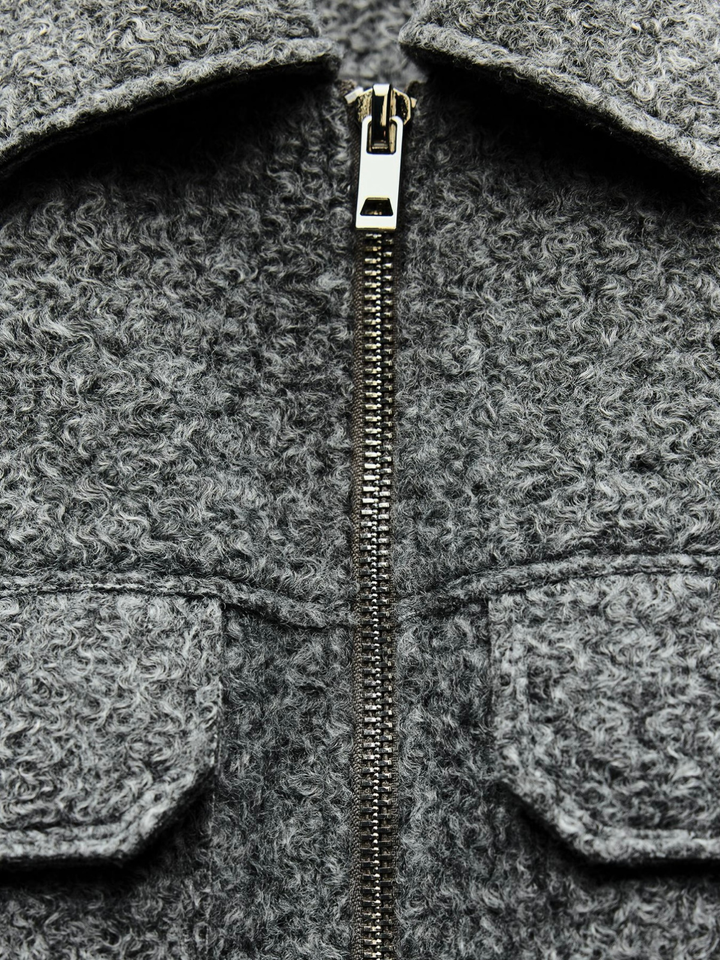 Mune | Style Bouclé Gray Jacket