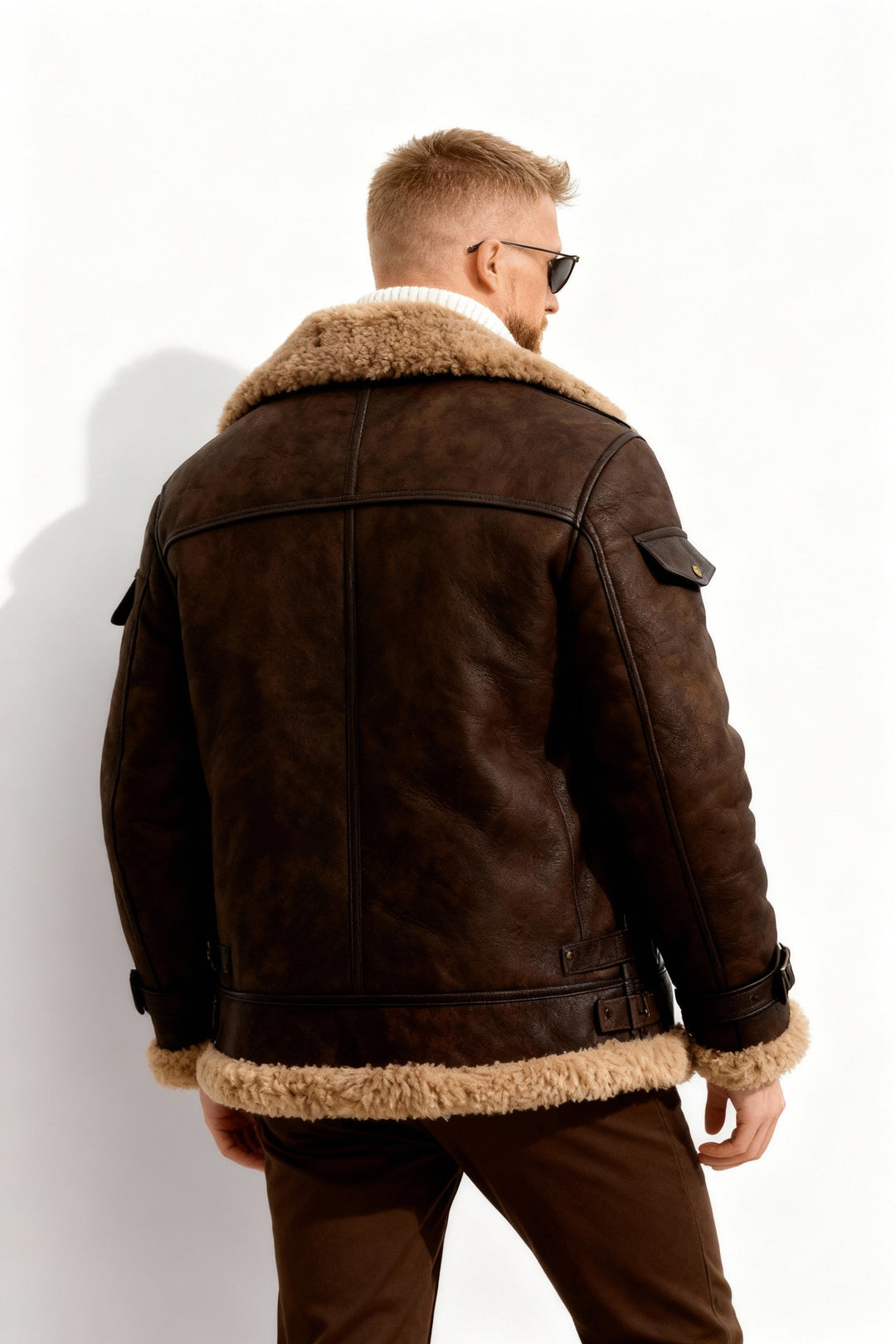 Mune | Cozy Camel Padded Men's Flight Jacket