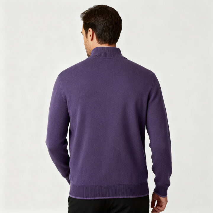 Elegant Merino Comfort Sweater Women Zipper Modern Knitwear