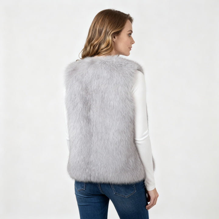 Women's Vest Luxury and Warmth for Cold Days