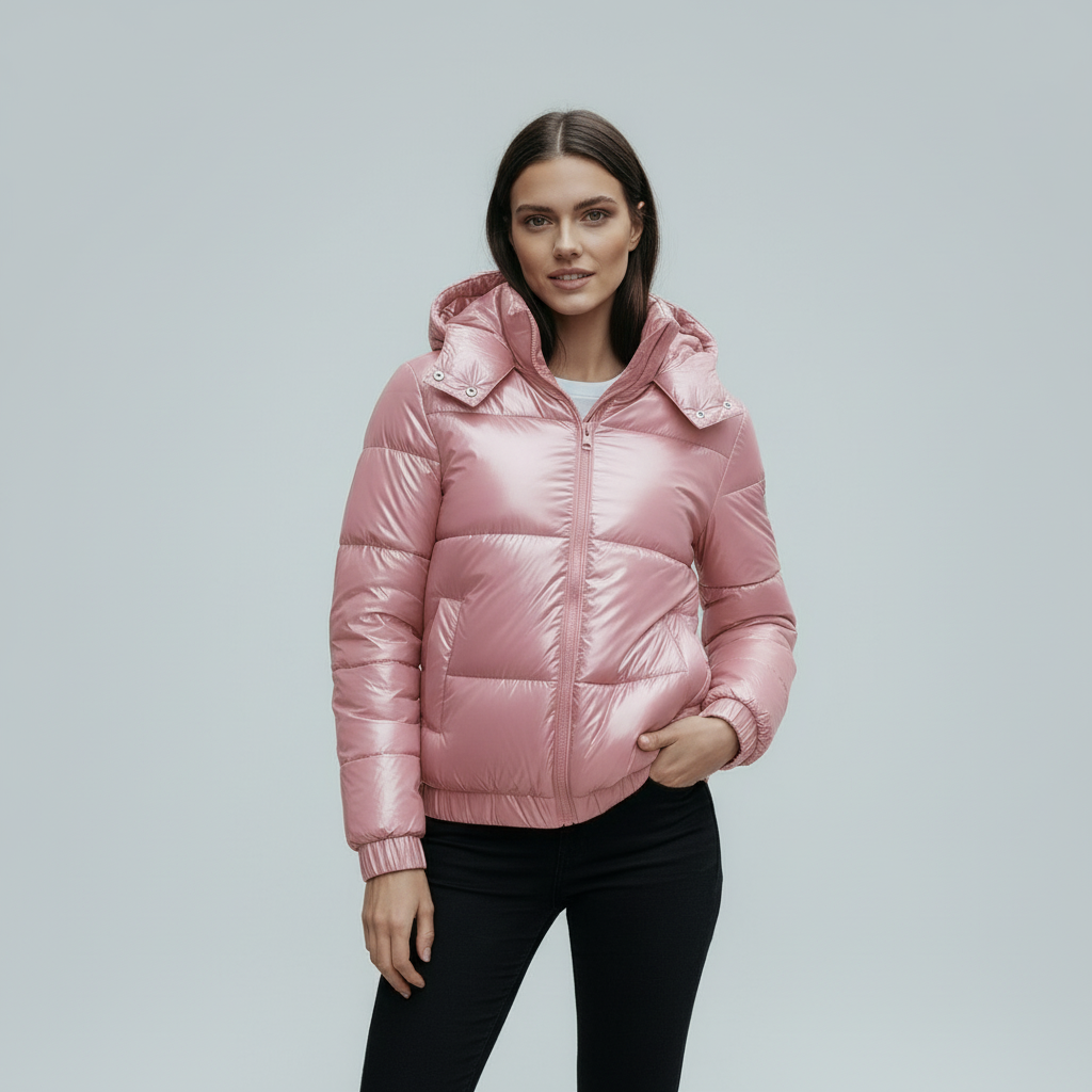 Mune | Insulated Shiny Hooded Women's Winter Jacket