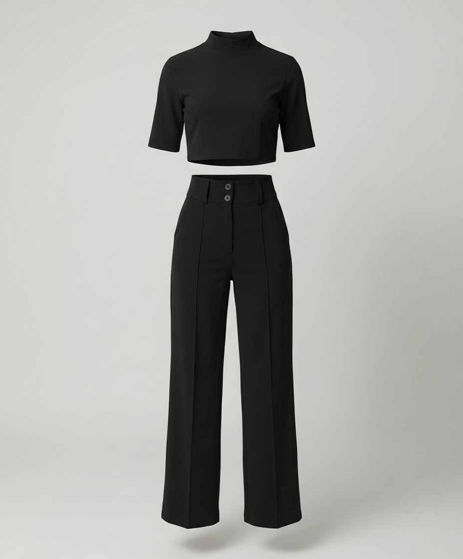 Mune Fashion | Elegance Tailored Autumn Trouser Set for Stylish Looks