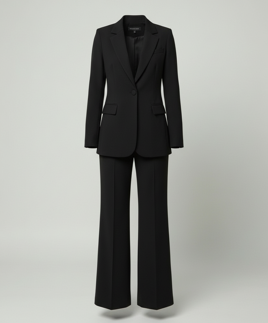 Mune Fashion | Women's Suit 2-piece - Elegant Blazer and Wide Leg Pants Set