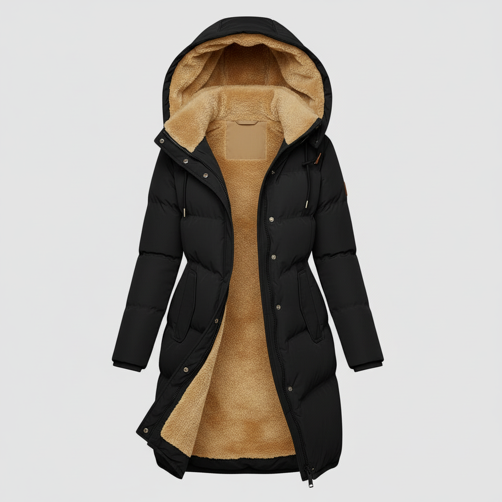 Luxurious Insulated Jacket Women Comfort Warm Jacket Cotton