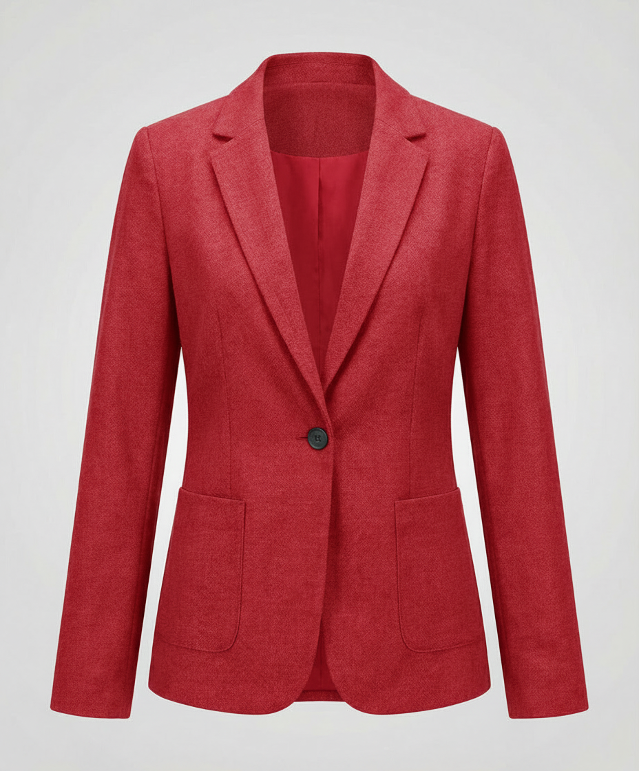Women Elegant Long-Sleeved Blazer