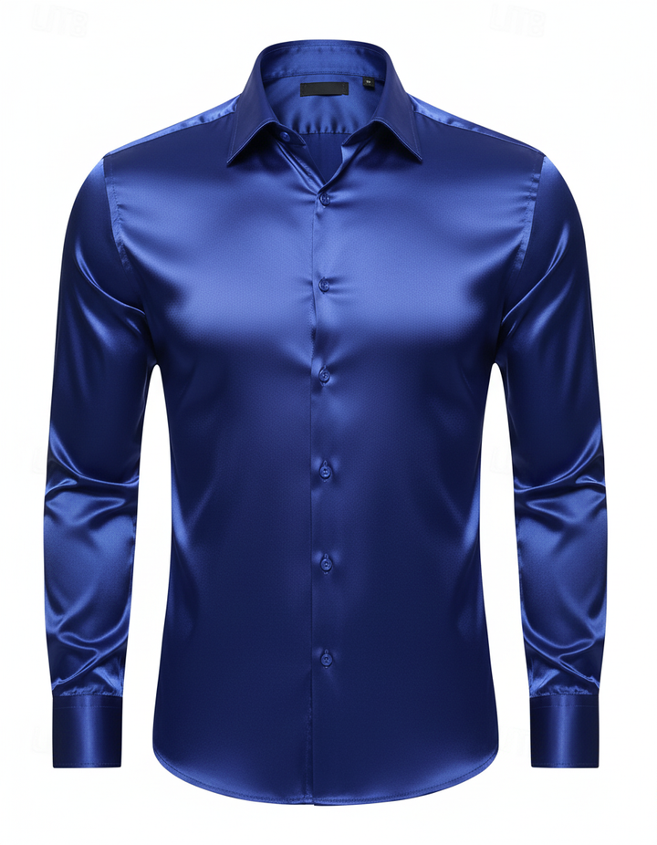 Elegant men's silk shirt