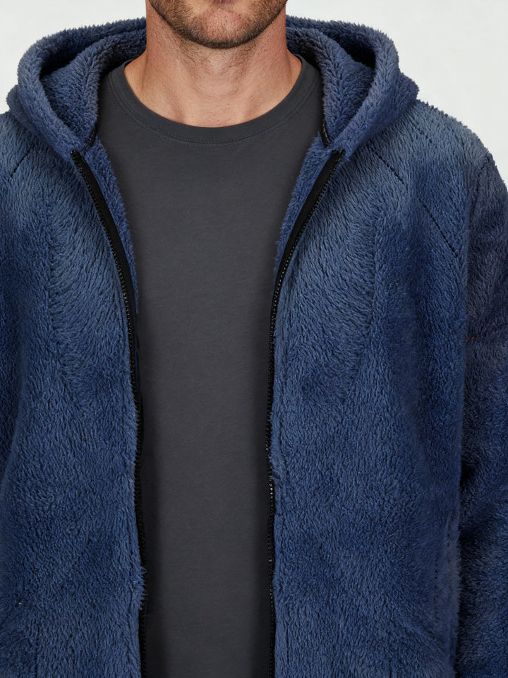 Heavy fleece winter jacket