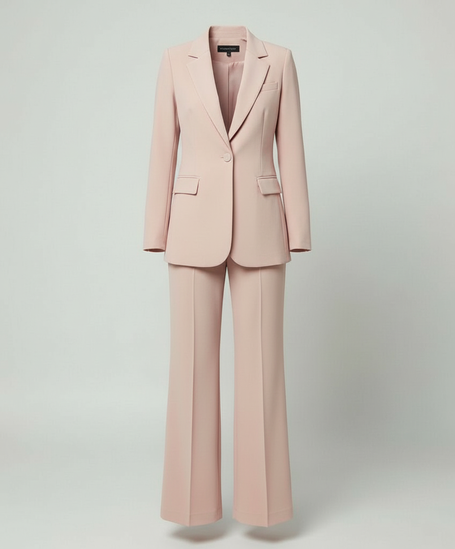 Mune Fashion | Women's Suit 2-piece - Elegant Blazer and Wide Leg Pants Set