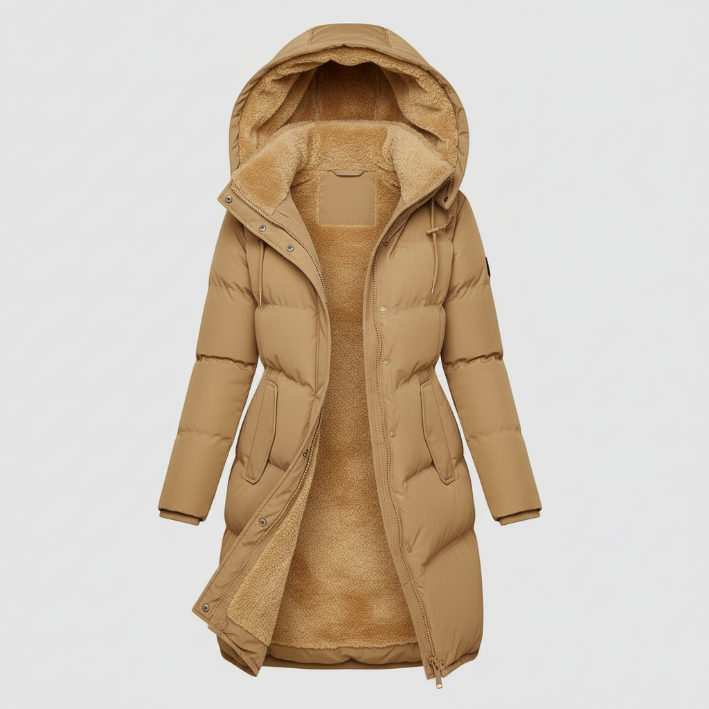 Luxurious Insulated Jacket Women Comfort Warm Jacket Cotton
