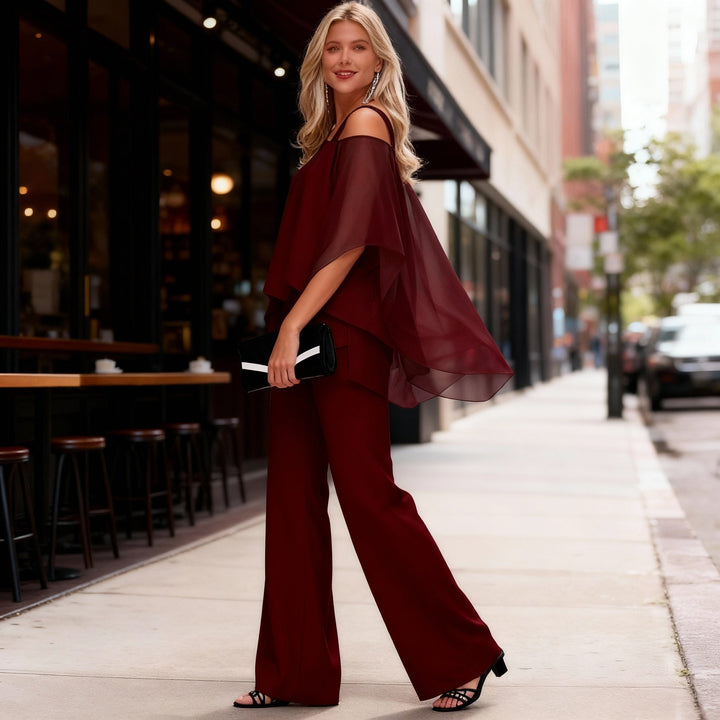 Mune | Luxury Chiffon Set for Elegant Evenings