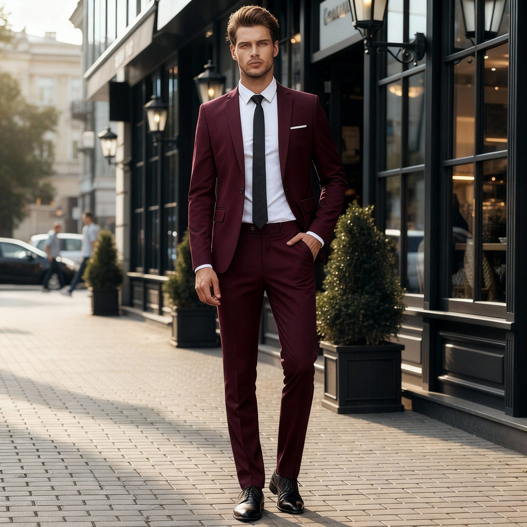 Mune Fashion | Men's Business Suit 2-piece - Jacket & Trousers
