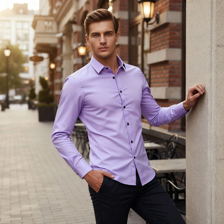 Breathable Non-Iron Stretch Shirt