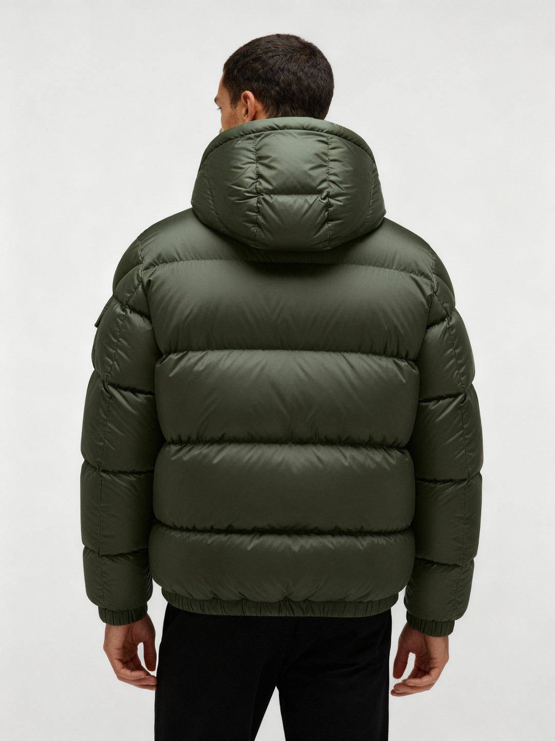 Men's puffer jacket made of duck feathers with warmth & hood | Mune Fashion