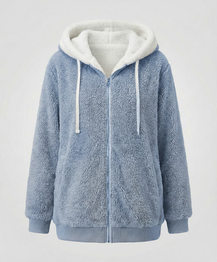 Oversized Teddy jacket women