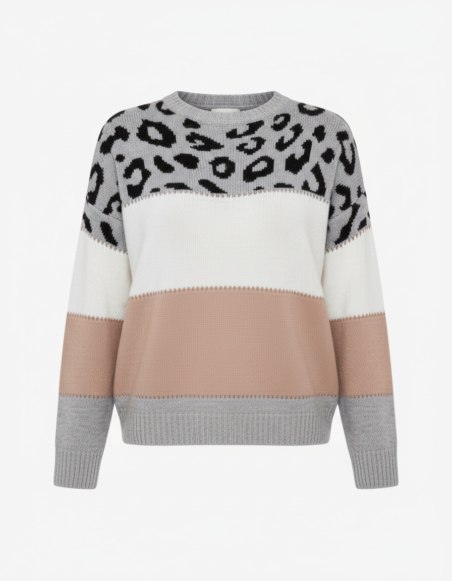 Trendy women's sweater print