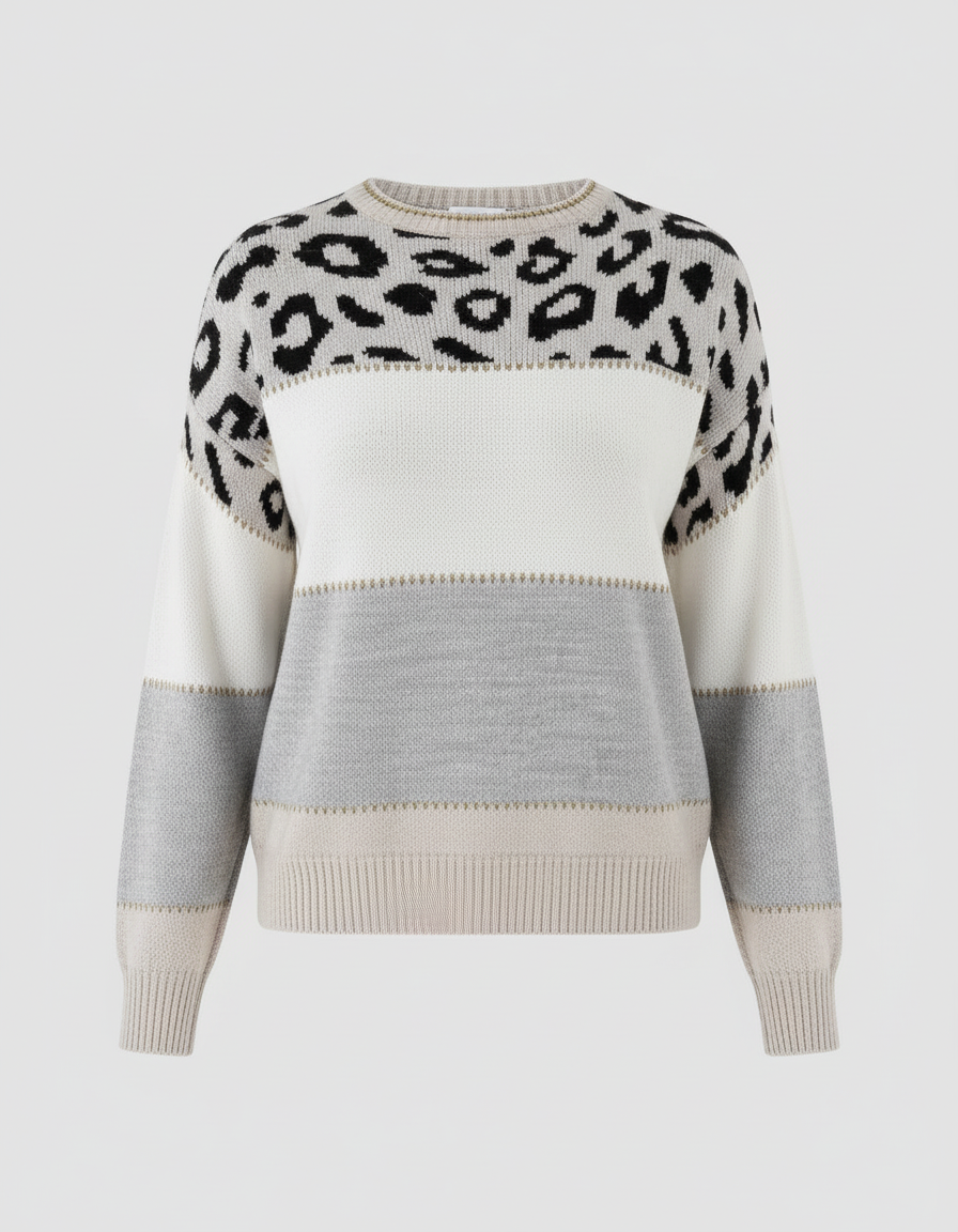 Trendy women's sweater print