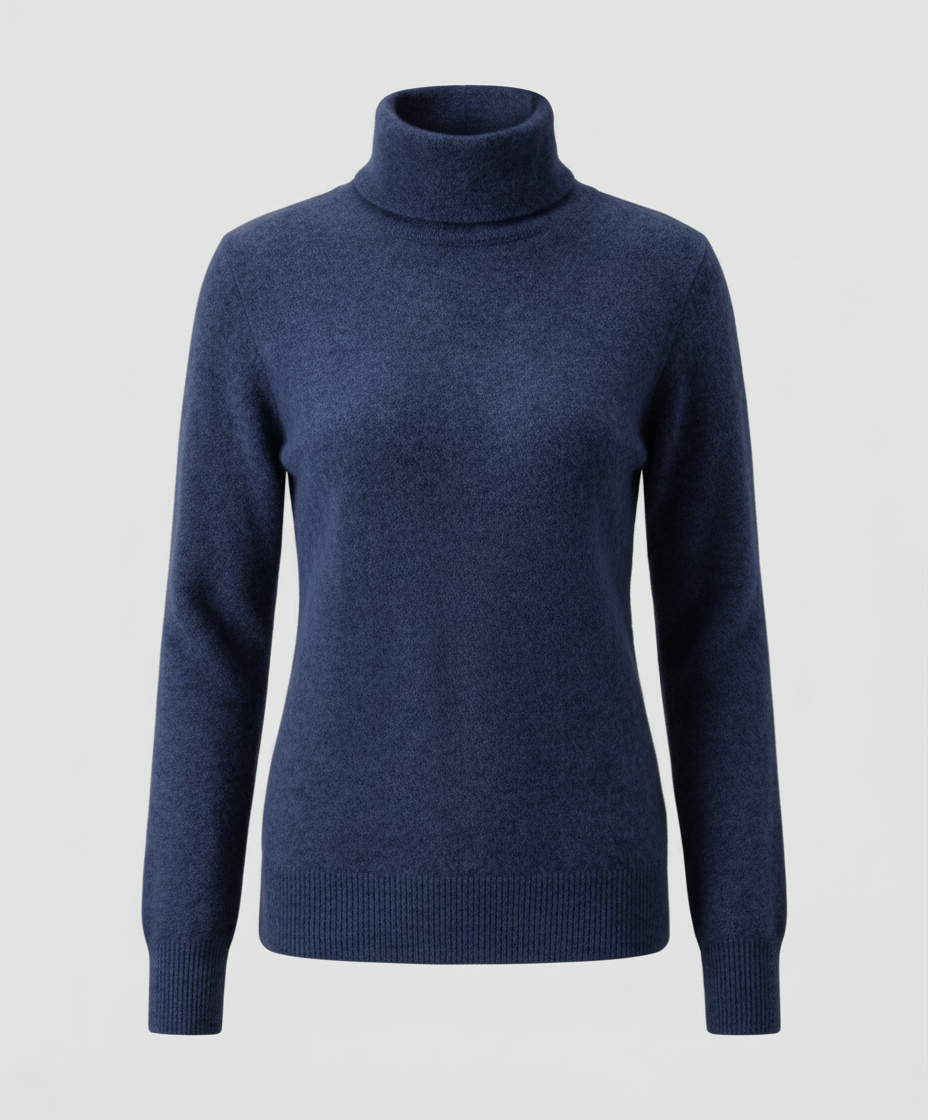 Soft Cashmere Roll Neck Women