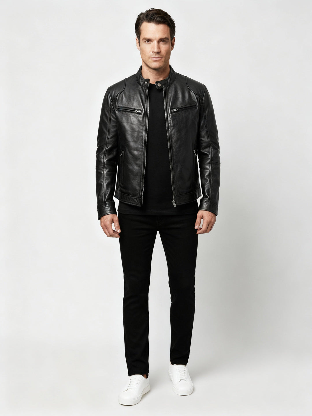 Men's casual jacket with lining