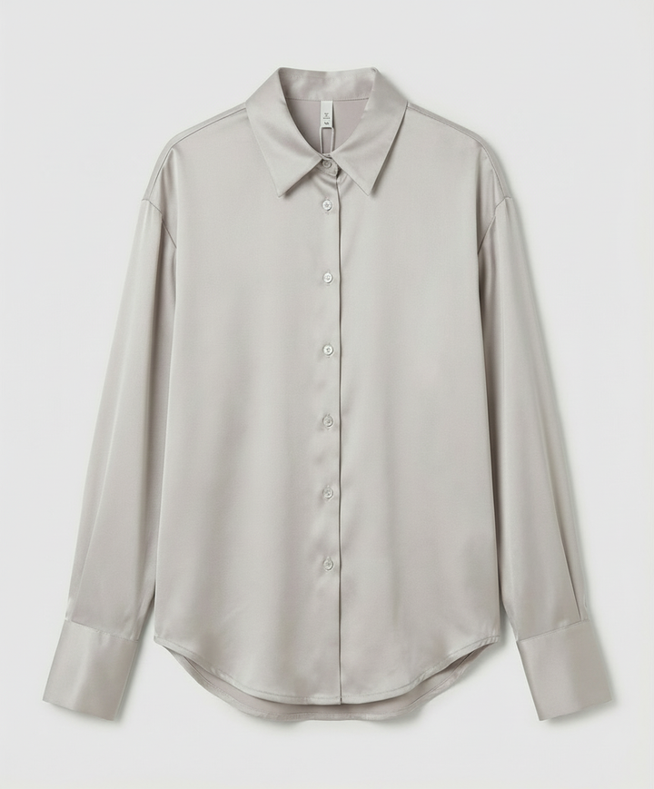 Elegant Silk Blouse Vintage Women