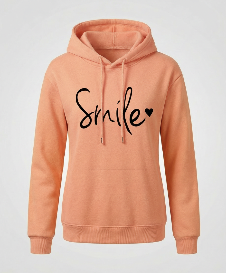 Casual women's hoodie print