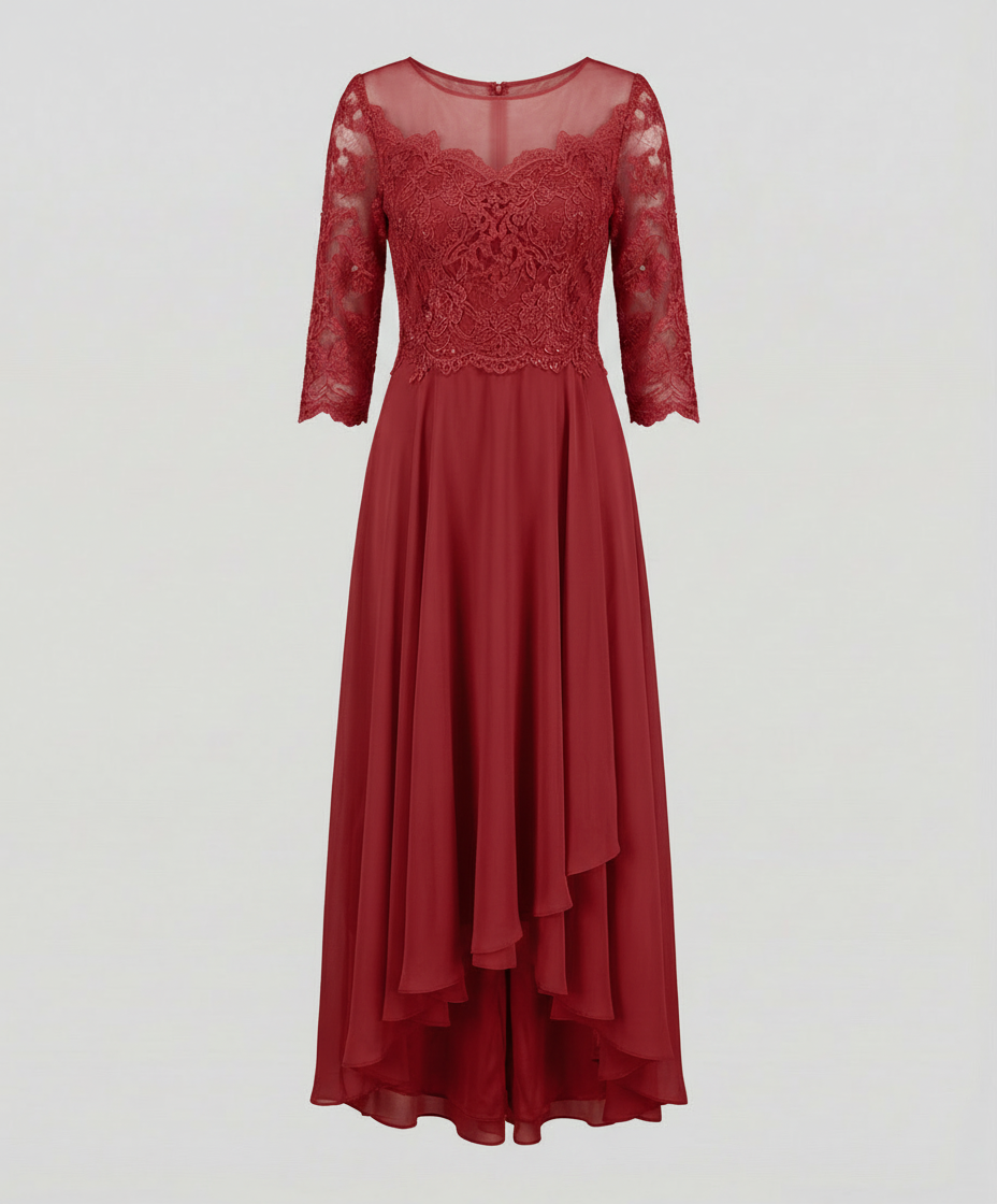 Elegant women's evening dress