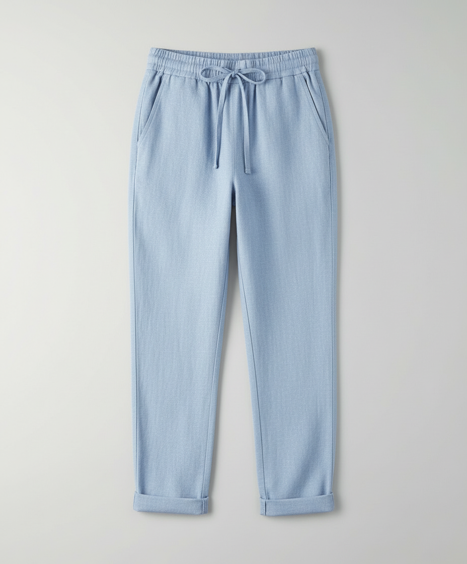 Airy women's linen trousers summer