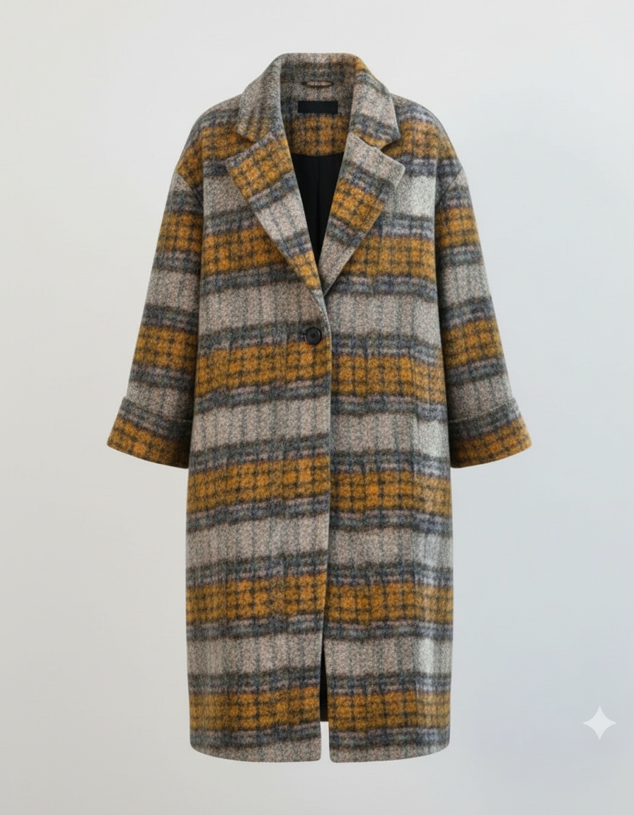 Elegant Long Wool Coat Women