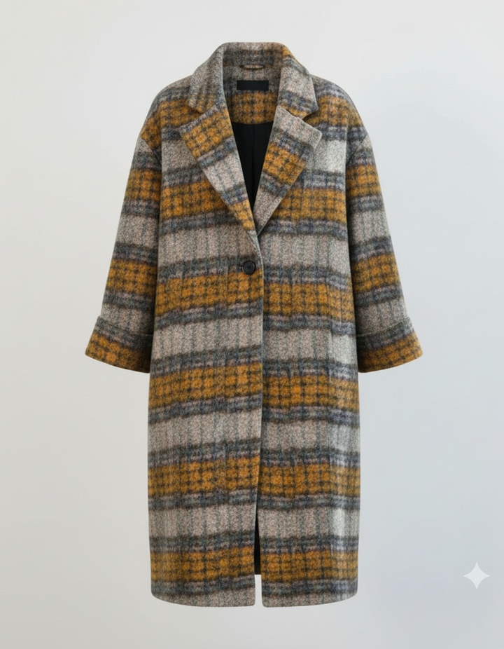 Elegant Long Wool Coat Women