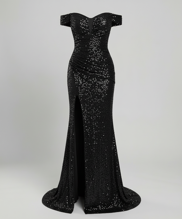Elegant Off Shoulder Evening Dress Women