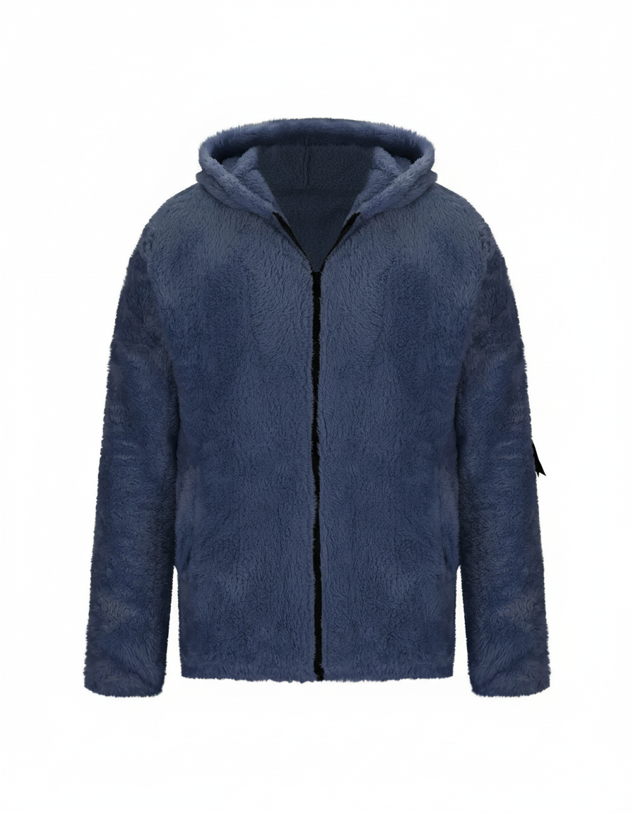 Heavy fleece winter jacket