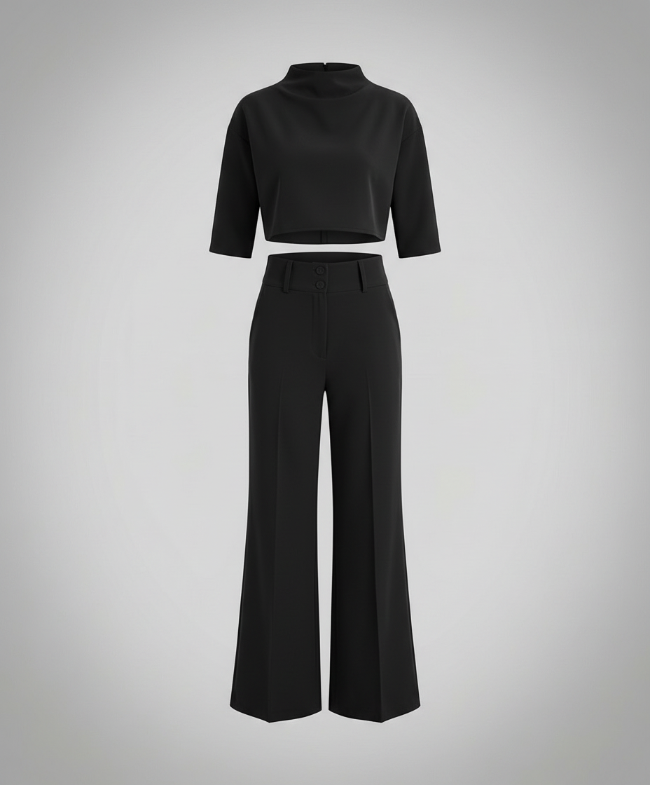 Tailored Autumn Pants Set Women | Heidi-Mode