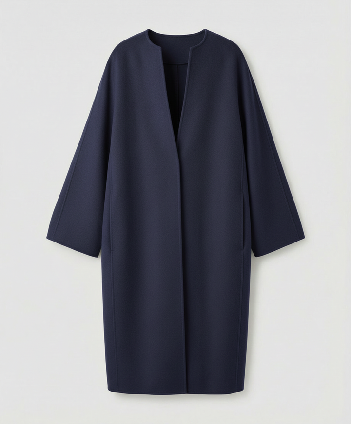 Elegant Long Wool Coat Women