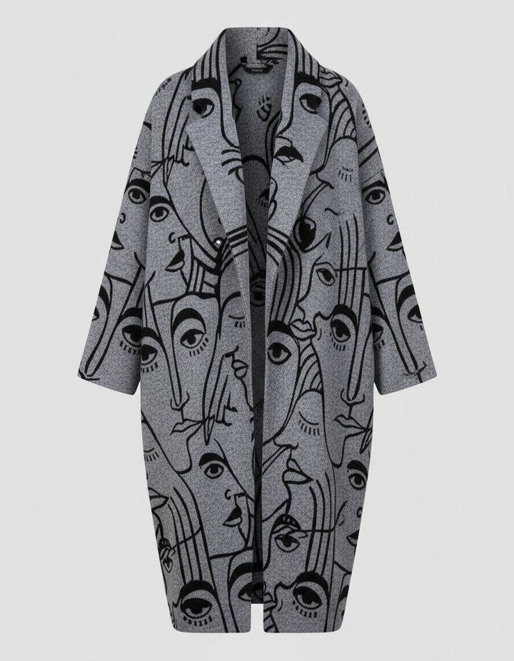 Elegant Long Wool Coat Women