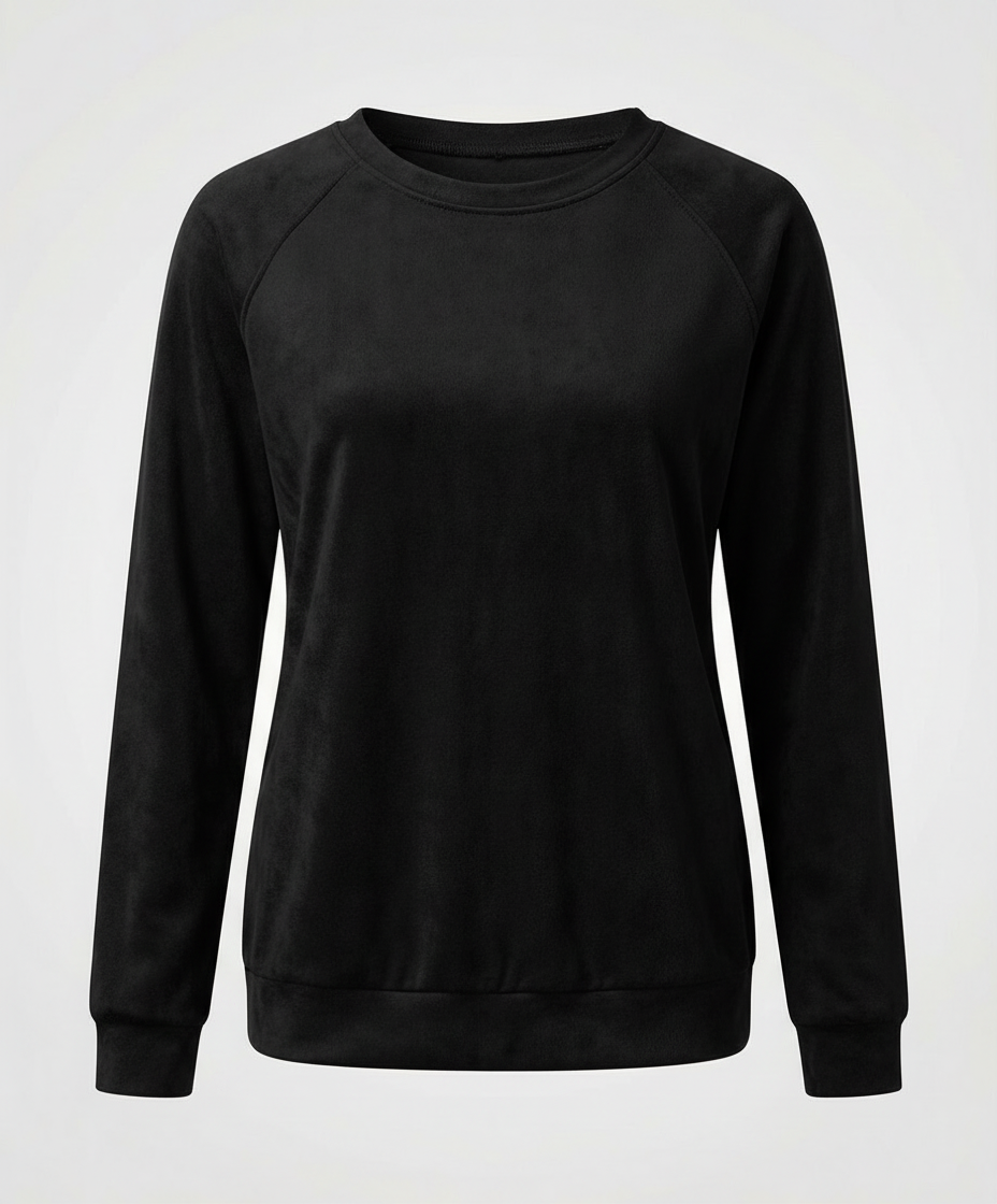 Comfortable Crew Neck Sweatshirt Women