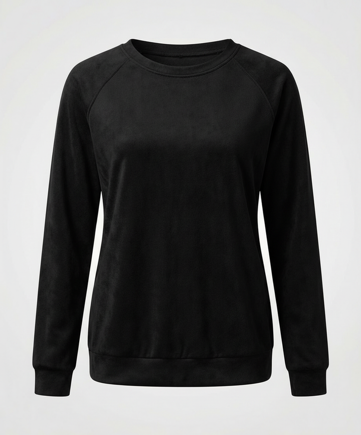Comfortable Crew Neck Sweatshirt Women