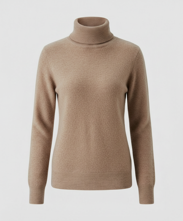Soft Cashmere Roll Neck Women